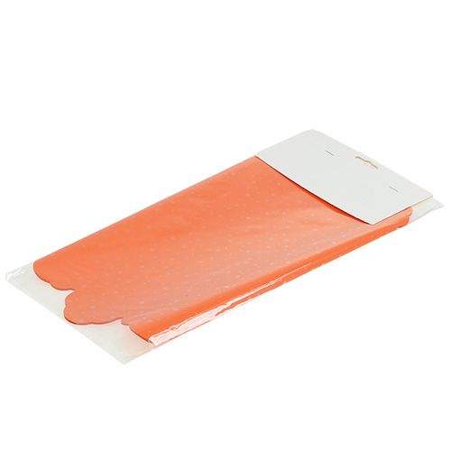 Floristik24 Polsino Rondella Arancione Ø48cm 50 pezzi