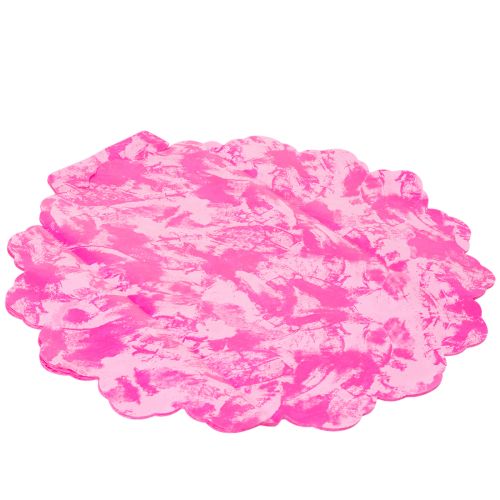 Collana di fiori Rondella rosa per bouquet, 48 cm