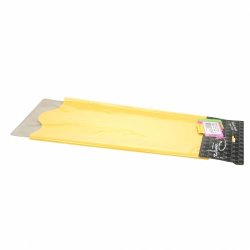 Floristik24 Bracciale Rondella giallo Ø50cm 50 pezzi bracciale piatto