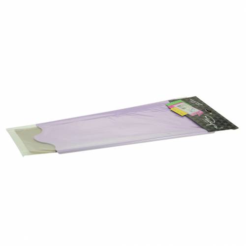 Floristik24 Polsino Rondella viola rigato Ø60cm 50 pezzi