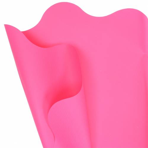 Floristik24 Polsino Rondella rigato rosa Ø60cm 50 pezzi