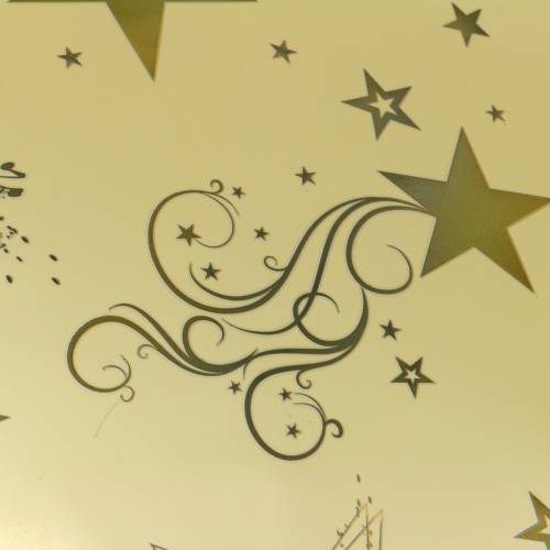 Floristik24 Motivo natalizio Rondella 60cm oro 50 pezzi