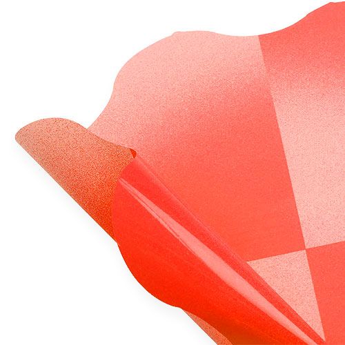 Floristik24 Bracciale fiore Ø40cm rosso 50p