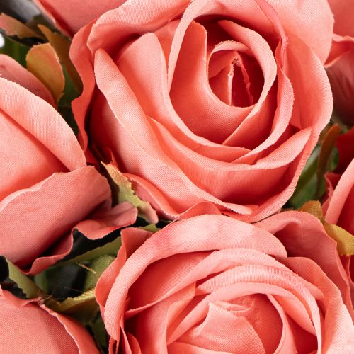 Mazzetto di rose artificiali, stelo lungo 62 cm, 12 pezzi | Floristik24.it