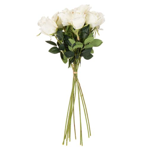 Rose artificiali a stelo lungo, per vaso, 62 cm, 12 pezzi | Floristik24.it