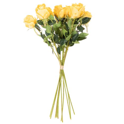 Rosa artificiale con stelo lungo, fiore artificiale, 62 cm, 12 pezzi | Floristik24.it