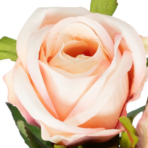 Prodotto Bouquet di rose artificiali per decorazioni eleganti per la casa e occasioni festive, 44 cm, 6 pezzi