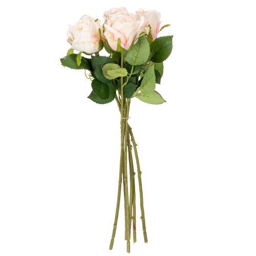 Prodotto Bouquet di rose artificiali per decorazioni eleganti per la casa e occasioni festive, 44 cm, 6 pezzi