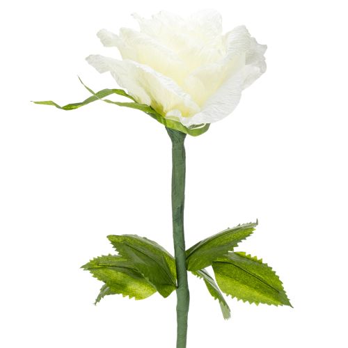 Floristik24 Fiore di rosa artificiale per decorare spazi abitativi e matrimoni, 92 cm