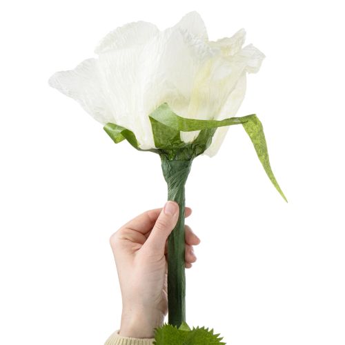 Prodotto Fiore di rosa artificiale per decorare spazi abitativi e matrimoni, 92 cm