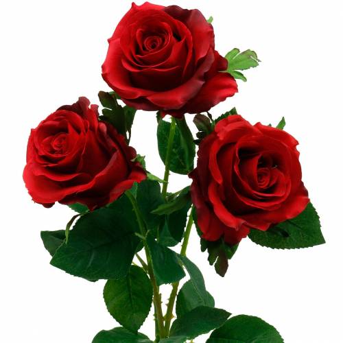 1 Pezzo Fiori Artificiali Di Rose Per Disposizione Di Fiori Rose Fiori  Artificiali Rose Artificiali Di Fiori Finta Rose Rose Rosse Artificiali Con  Steli Bouquet Di Rosa Rossa Di Seta Per Decorazione