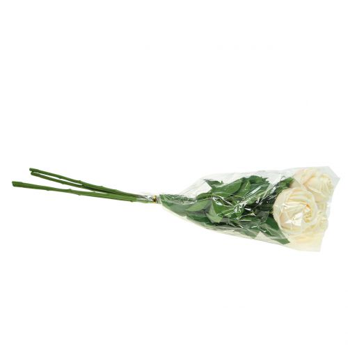 Floristik24 Rosa in rosa 65 cm 4 pezzi