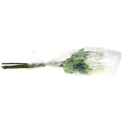 Floristik24 Crema artificiale rosa 44cm 6 pezzi