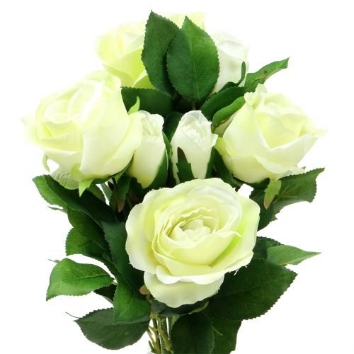 Floristik24 Crema bouquet di rose 48cm