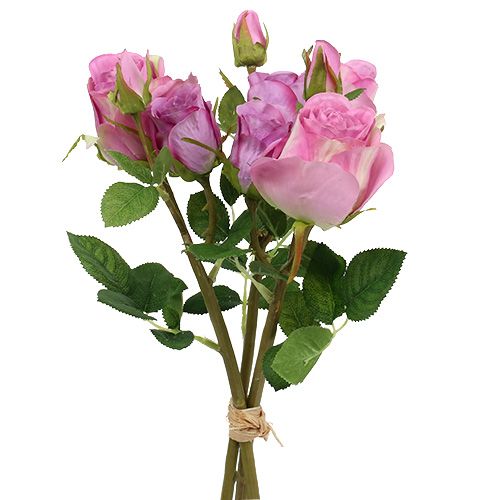 Floristik24 Bouquet di rose rosa antico 40 cm