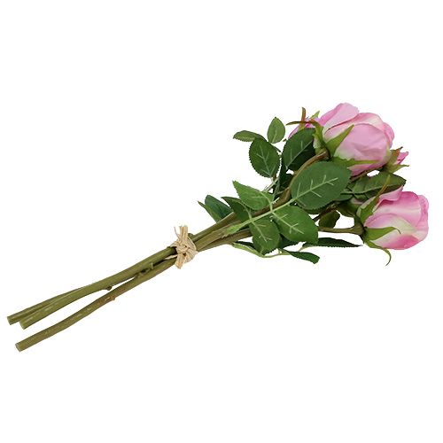 Floristik24 Bouquet di rose rosa antico 40 cm