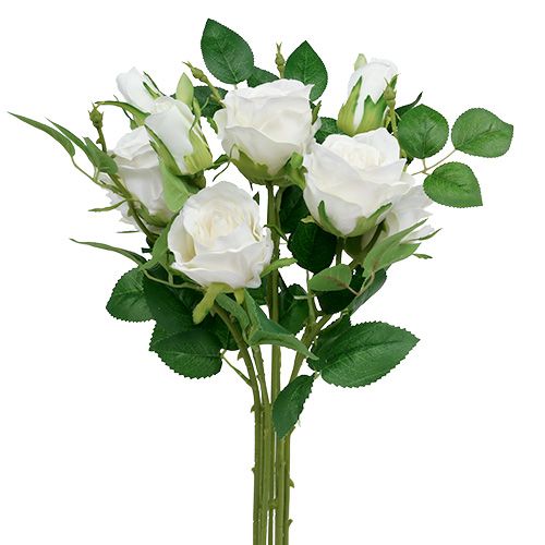 Prodotto Mazzo di rose bianche L46cm