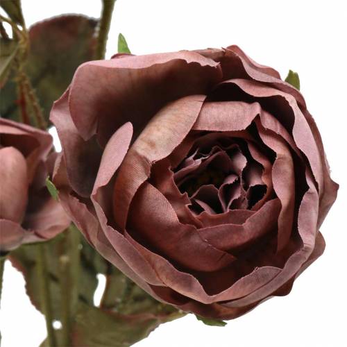Prodotto Ramo di rosa artificiale viola 76cm
