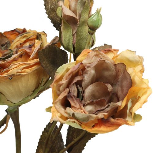 Prodotto Bouquet di rose decorative fiori artificiali bouquet di rose gialle 45 cm 3 pz