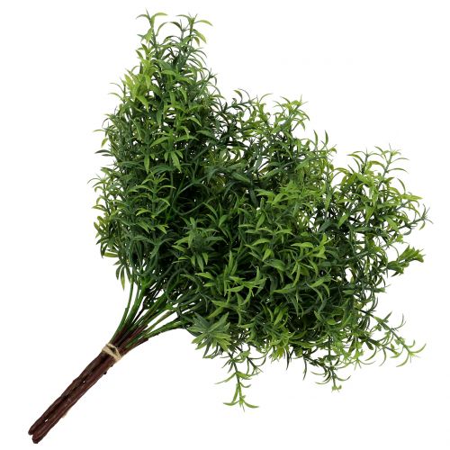 Floristik24 Ramo di rosmarino artificiale verde 35cm 3pz