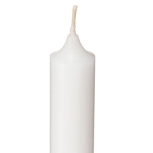Prodotto Candele rustiche bianche con base conica 350/28mm 4 pz