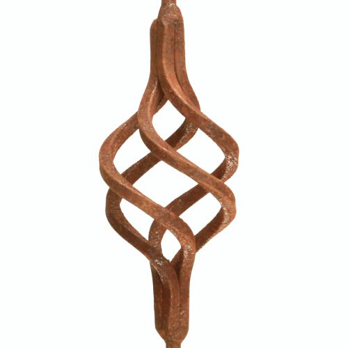 Prodotto Gancio a S in metallo ruggine decorativo gancio in metallo ruggine antico 34cm