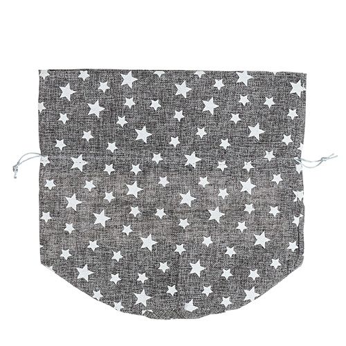 Floristik24 Borsa di Stelle Ø23cm H35cm Grigio