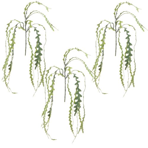 Prodotto Cactus artificiale con foglie di sega Epiphyllum anguliger L68 cm 3 pz