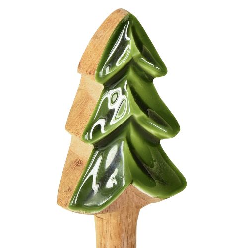 Prodotto Posate per insalata in legno per Natale, set da 2 pezzi da 28 cm