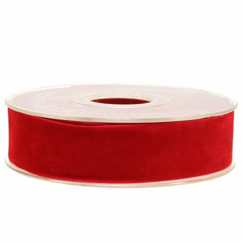 Prodotto Nastro di velluto rosso 25mm 7m