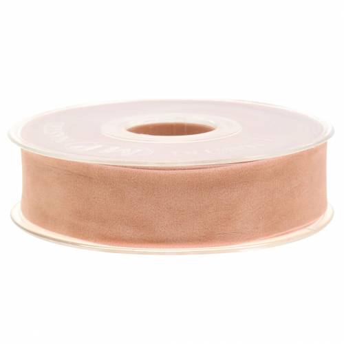 Prodotto Nastro di velluto salmone 25mm 7m