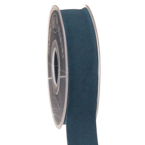 Nastro di velluto blu, nastro regalo decorativo, 25 mm, 7 m