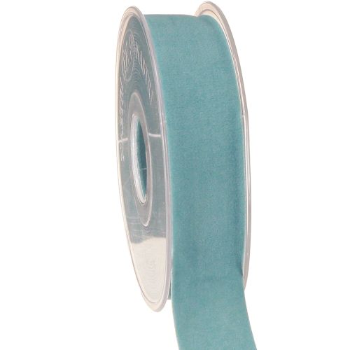Prodotto Nastro di velluto blu nastro per gioielli azzurro 25mm 7m