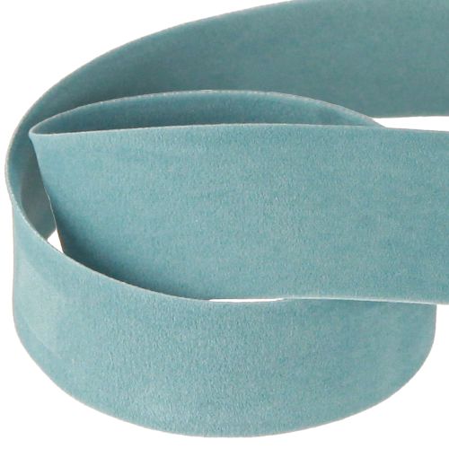 Prodotto Nastro di velluto blu nastro per gioielli azzurro 25mm 7m