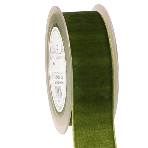 Nastro di velluto nastro decorativo nastro di tessuto velluto verde scuro 40mm 8m