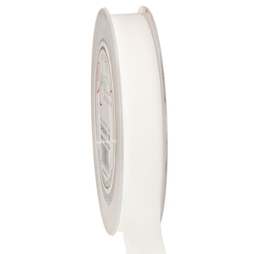 Nastro di velluto, nastro regalo, nastro decorativo, velluto bianco, larghezza 20 mm, lunghezza 10 m