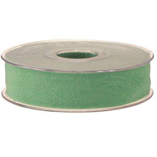 Prodotto Nastro di velluto verde, nastro regalo in velluto verde, nastro di velluto verde 25 mm, 7 m