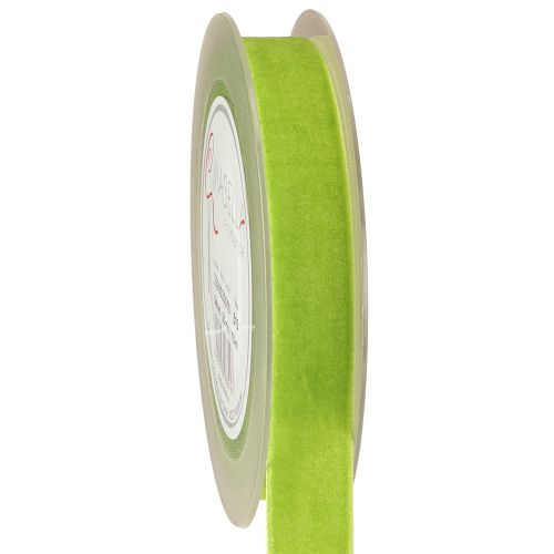 Nastro di velluto verde chiaro nastro decorativo nastro di velluto verde 20mm 10m