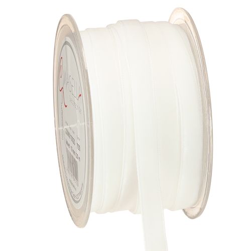 Nastro di velluto bianco nastro decorativo nastro regalo bianco 10mm 20m
