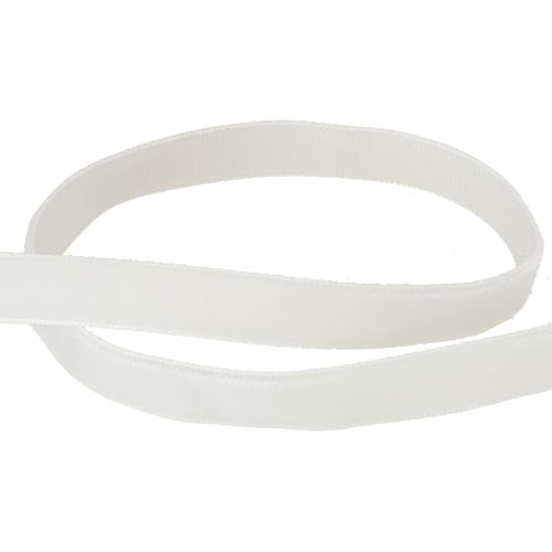 Prodotto Nastro di velluto bianco nastro decorativo nastro regalo bianco 10mm 20m