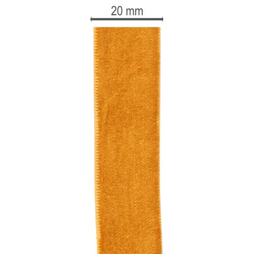 Nastro di velluto, nastro decorativo per lavori artigianali e confezioni regalo, 20 mm, 10 m | Floristik24.it