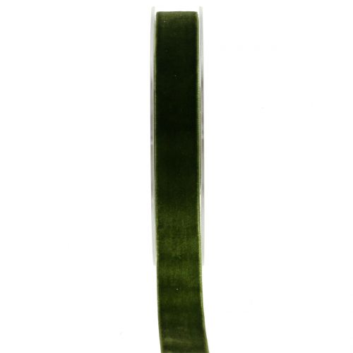 Prodotto Nastro in velluto verde scuro 20mm 10m