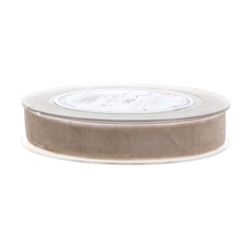 Prodotto Nastro in velluto grigio 20mm 10m