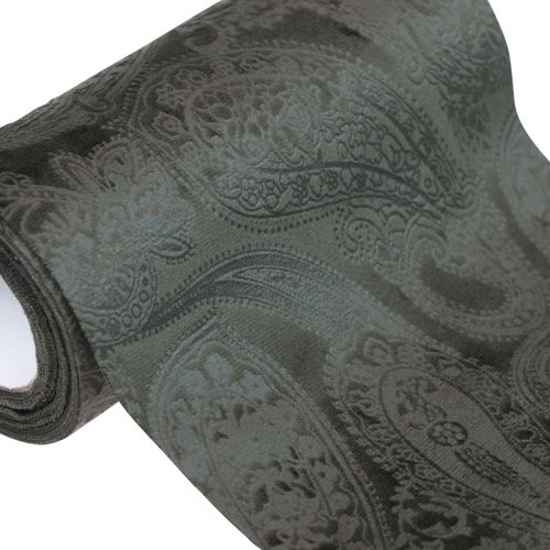 Prodotto Runner da tavolo con nastro di velluto nastro da tavolo verde Paisley 150mm 3m