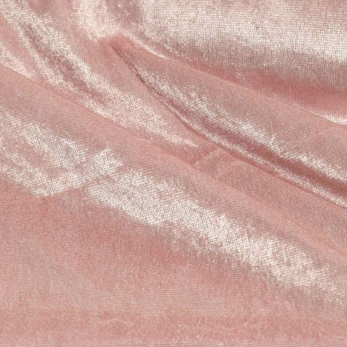 Prodotto Tessuto decorativo Velluto Decorazione per la tavola in velluto rosa antico 140×300 cm