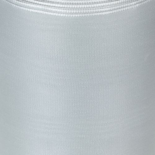 Prodotto Nastro in raso per corone funebri, color argento, largo 100 mm e lungo 25 m, ideale per corone funebri, commemorative e per anniversari, resistente alle intemperie e compostabile.