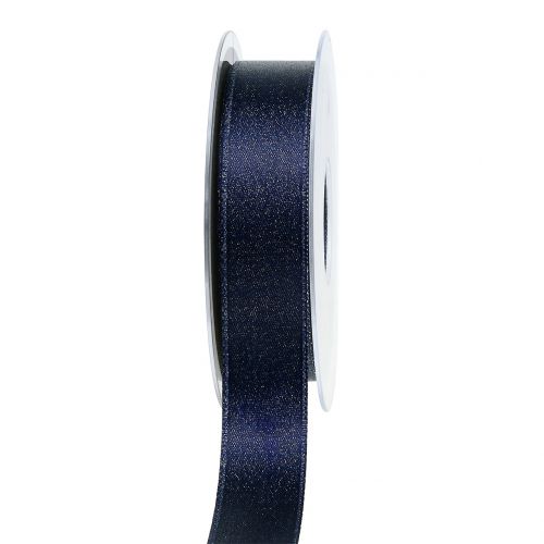 Prodotto Nastro di raso con mica blu 25mm 20m