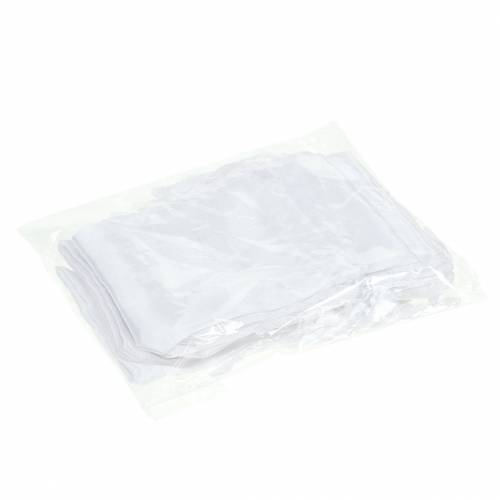 Prodotto Sacchetti di raso bianco 6,5 × 10 cm 10 pezzi