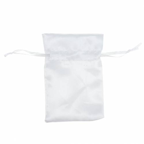 Prodotto Sacchetti di raso bianco 6,5 × 10 cm 10 pezzi