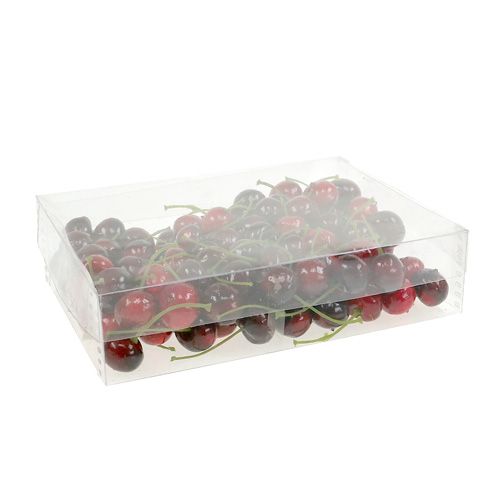 Floristik24 Miscela di amarene e frutti artificiali Ø 1,5 cm 108 p